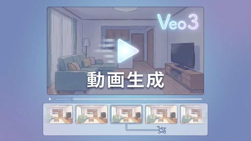 Veo 3で間取り動画を生成
