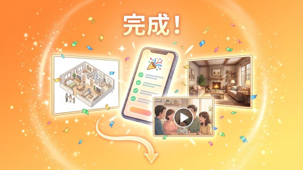 間取り図から作成した3つの成果物